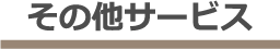 その他サービス